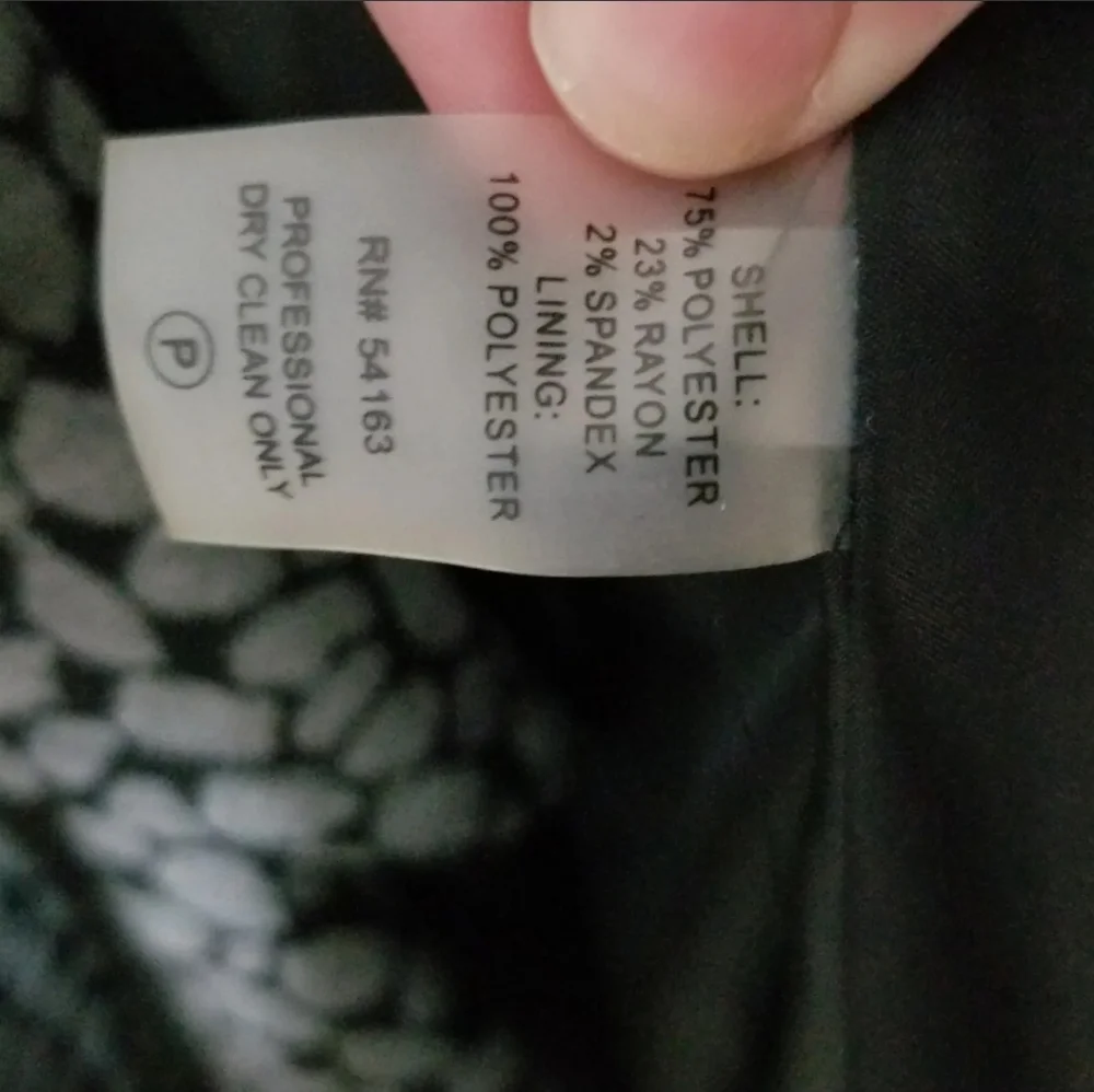 Calvin Klein Open Front Ruffle Jacket - Picture 3 of 4